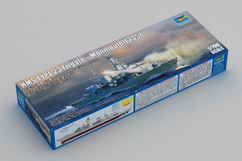 Trumpeter 06722 HMS TYPE 23 Frigate – Monmouth(F235) 1/700 – zdjęcie 2