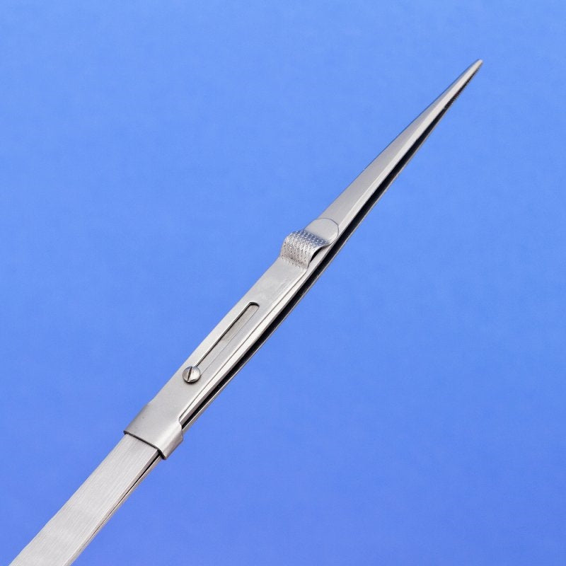 Modelcraft PTW1093-FR Fine Serrated Locking Stainless Steel Tweezers – zdjęcie 3