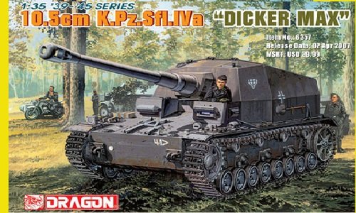Dragon 6357 10.5cm K.Pz.Sfl.IVa Dicker Max 1/35