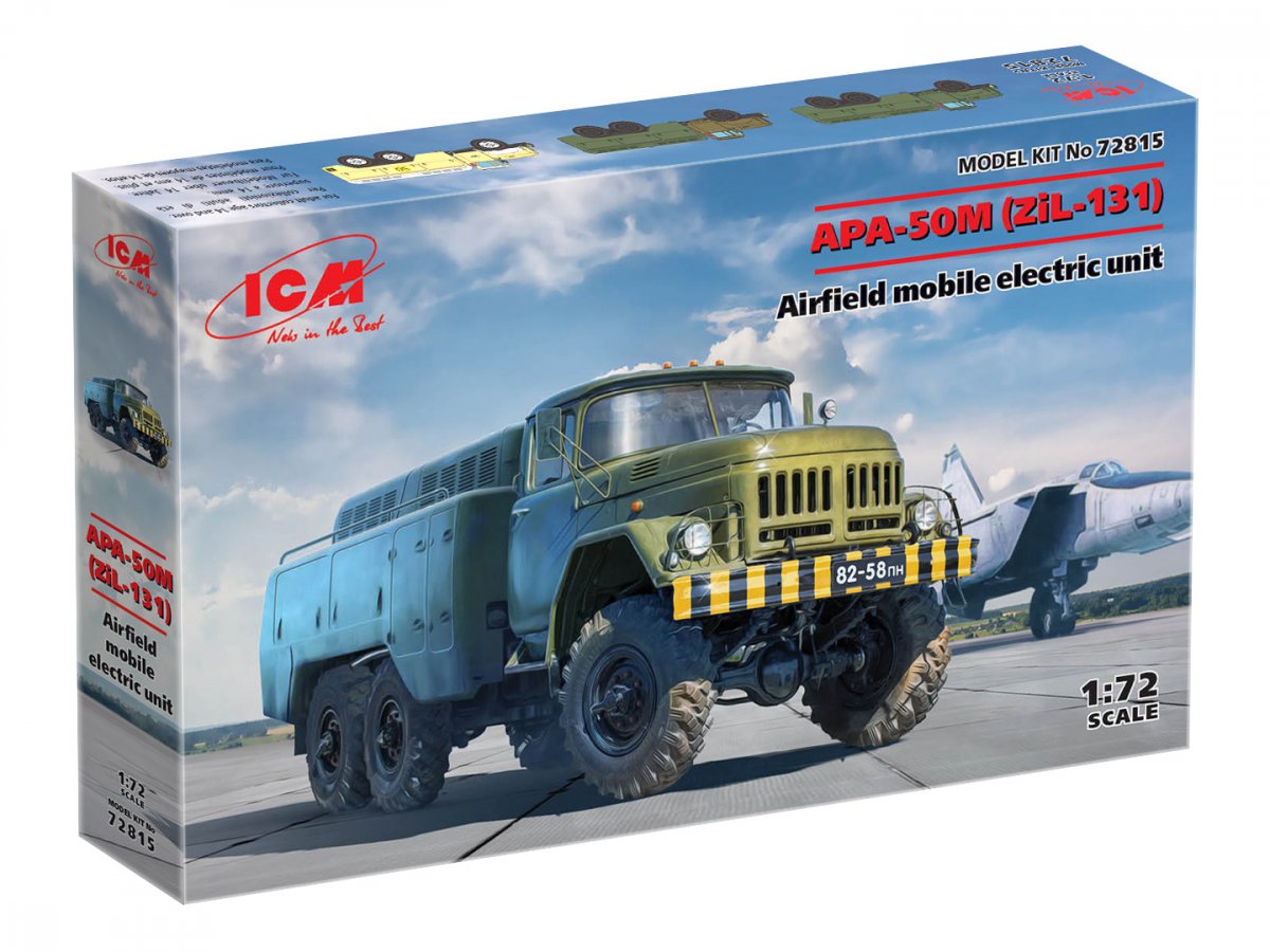ICM 72815 APA-50М(ZiL-131) Airfield mobile electric unit 1/72 – zdjęcie 2