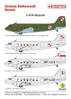 Techmod 72147 - C-47A Skytrain 1/72 – image 2