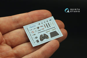 Quinta Studio QD48420 Bf 109K-4 3D-Printed &amp;amp; coloured Interior on decal paper (Eduard) 1/48 – zdjęcie 4
