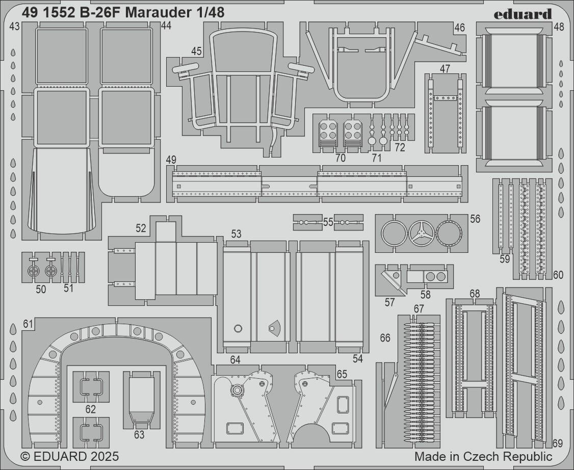Eduard 491552 B-26F Marauder ICM 1/48