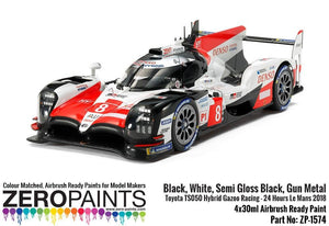 Zero Paints ZP-1574 Toyota TS050 Hybrid Gazoo Racing Paint Set 4x30ml – image 2
