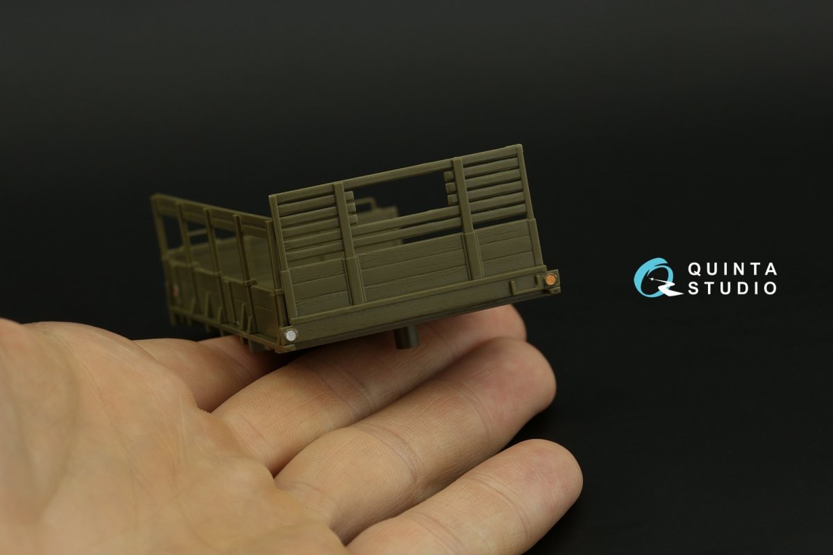 Quinta Studio QD48029 GMC CCKW 353 (open cab) 3D-Printed &amp;amp; coloured Interior on decal paper (Tamiya) 1/48 – zdjęcie 7