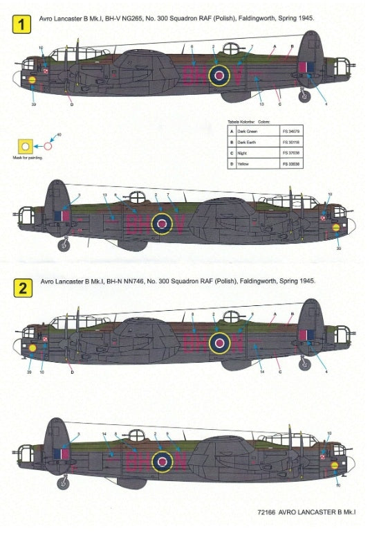 Techmod 72166 Avro Lancaster B Mk. I 1/72 – zdjęcie 3