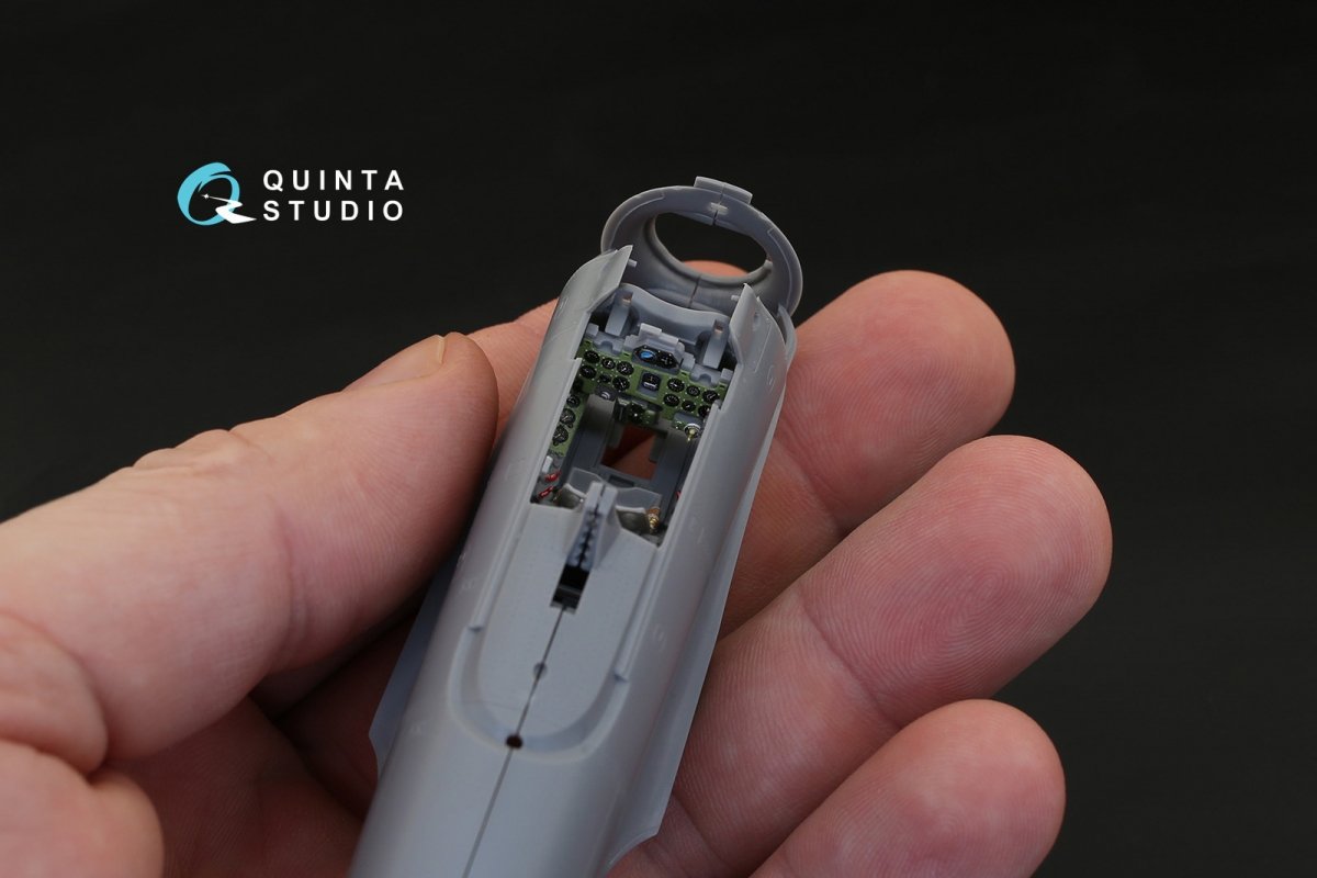 Quinta Studio QD48123 A6M3 3D-Printed &amp;amp; colored Interior on decal paper (for Tamiya kit) 1/48 – image 3