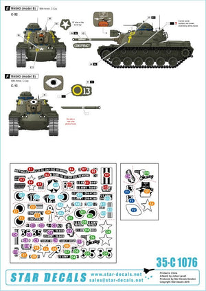 Star Decals 35-C1076 M48A3 Patton in Vietnam 1/35 – Bild 2