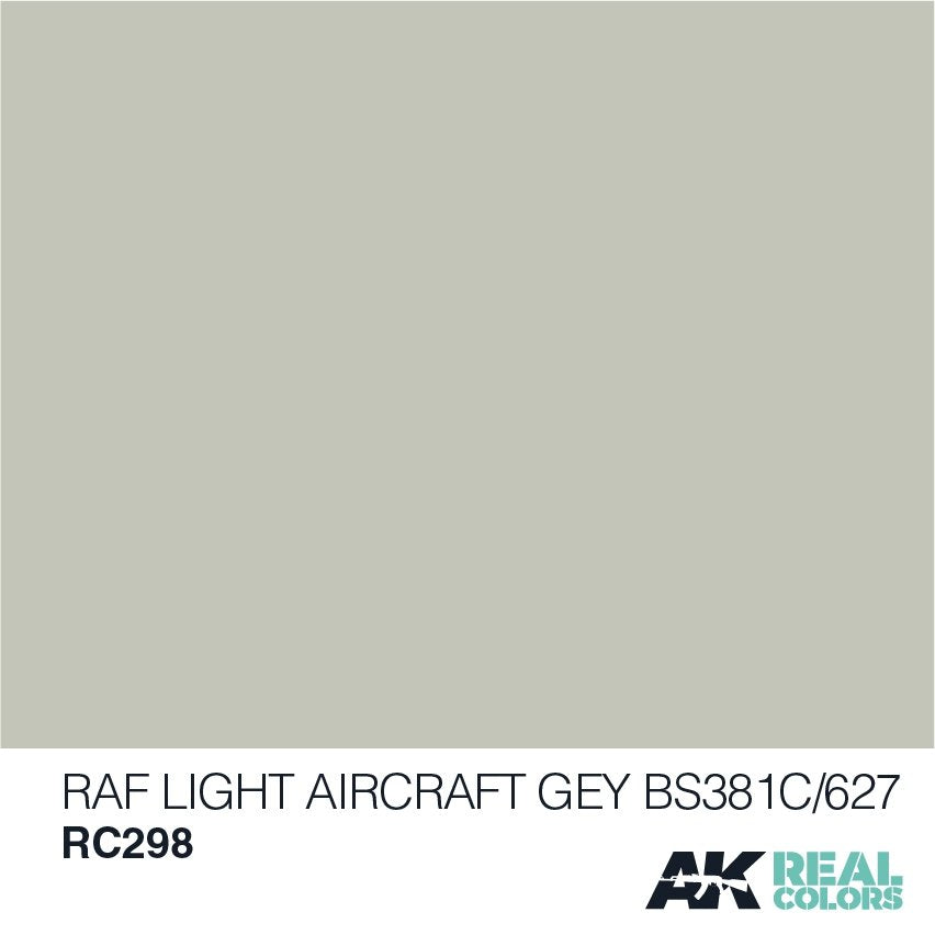 AK Interactive RC298 RAF LIGHT AIRCRAFT GREY BS381C/627 – 10ML – zdjęcie 2