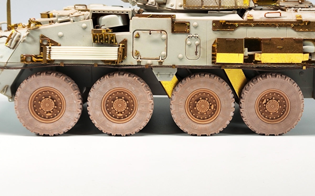 E.T. Model P35-158 U.S.Army Stryker Armored Vehicle Sagged Wheels For TRUMPETER Kit 1/35 – zdjęcie 6