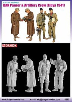 Dragon 6693 DAK Panzer Artillery Crew (Libya 1941) 1/35 – zdjęcie 2