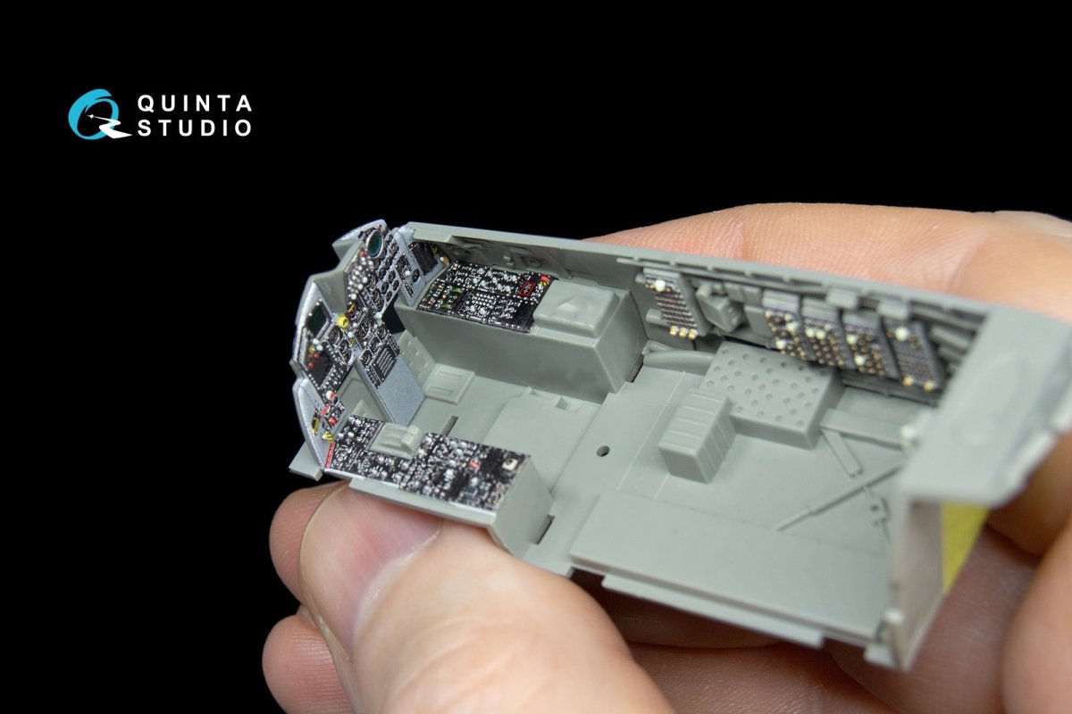 Quinta Studio QD48039 F-15C 3D-Printed &amp;amp; coloured Interior on decal paper (for GWH kit) 1/48 – zdjęcie 5