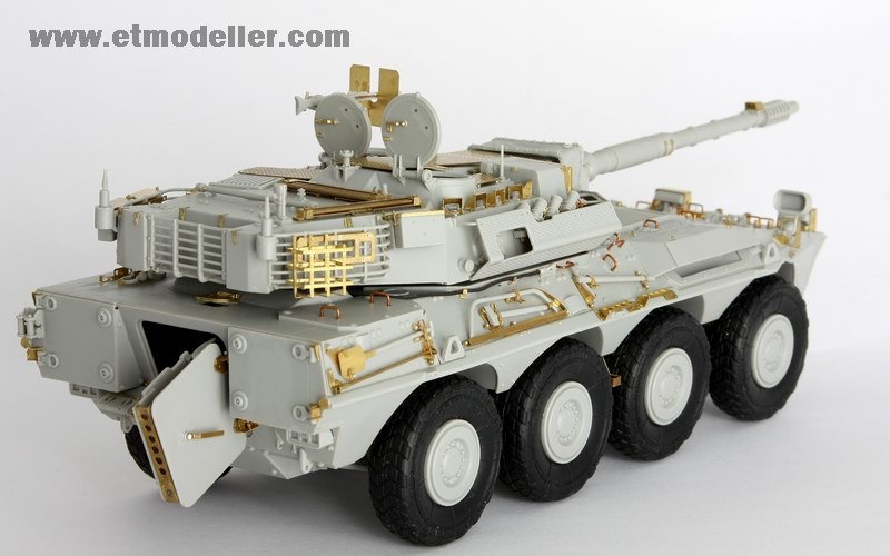 E.T. Model E35-003 Modern Spanish Army VRC-105 Centauro RCV (For TRUMPETER 00388) 1/35 – zdjęcie 4