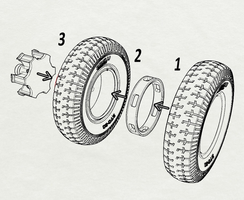 Panzer Art RE35-582 Lancia 3Ro Road wheels (commercial pattern) 1/35 – image 4