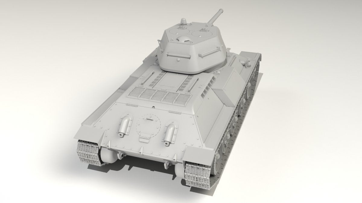 ICM 35370 Pz.Kpfw. 747 T-34 (r), WWII German Medium Tank 1/35 – zdjęcie 4