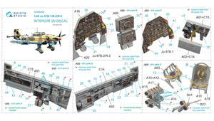 Quinta Studio QD48208 Ju 87B-1/B-2/R-2 3D-Printed &amp;amp; coloured Interior on decal paper ( Airfix ) 1/48 – zdjęcie 2