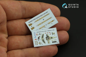 Quinta Studio QD48274 He 51B 3D-Printed &amp;amp; coloured Interior on decal paper (Roden) 1/48 – zdjęcie 3