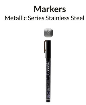 Gaahleri 45121 Metallic Series Marker Stainless Steel