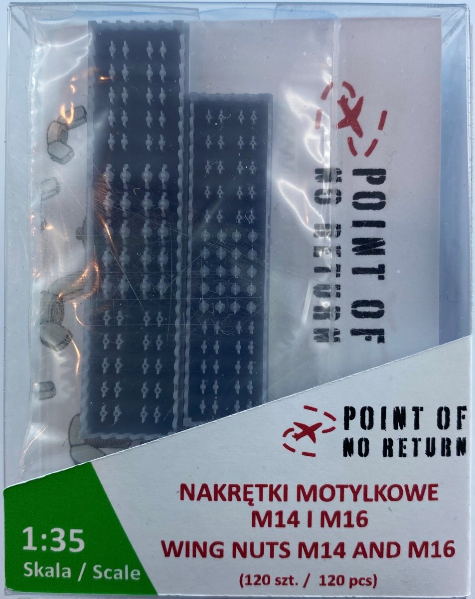 Point of no Return 3523022 Nakrętki motylkowe M14 i M16 / M14 and M16 wing nuts 1/35 – zdjęcie 13