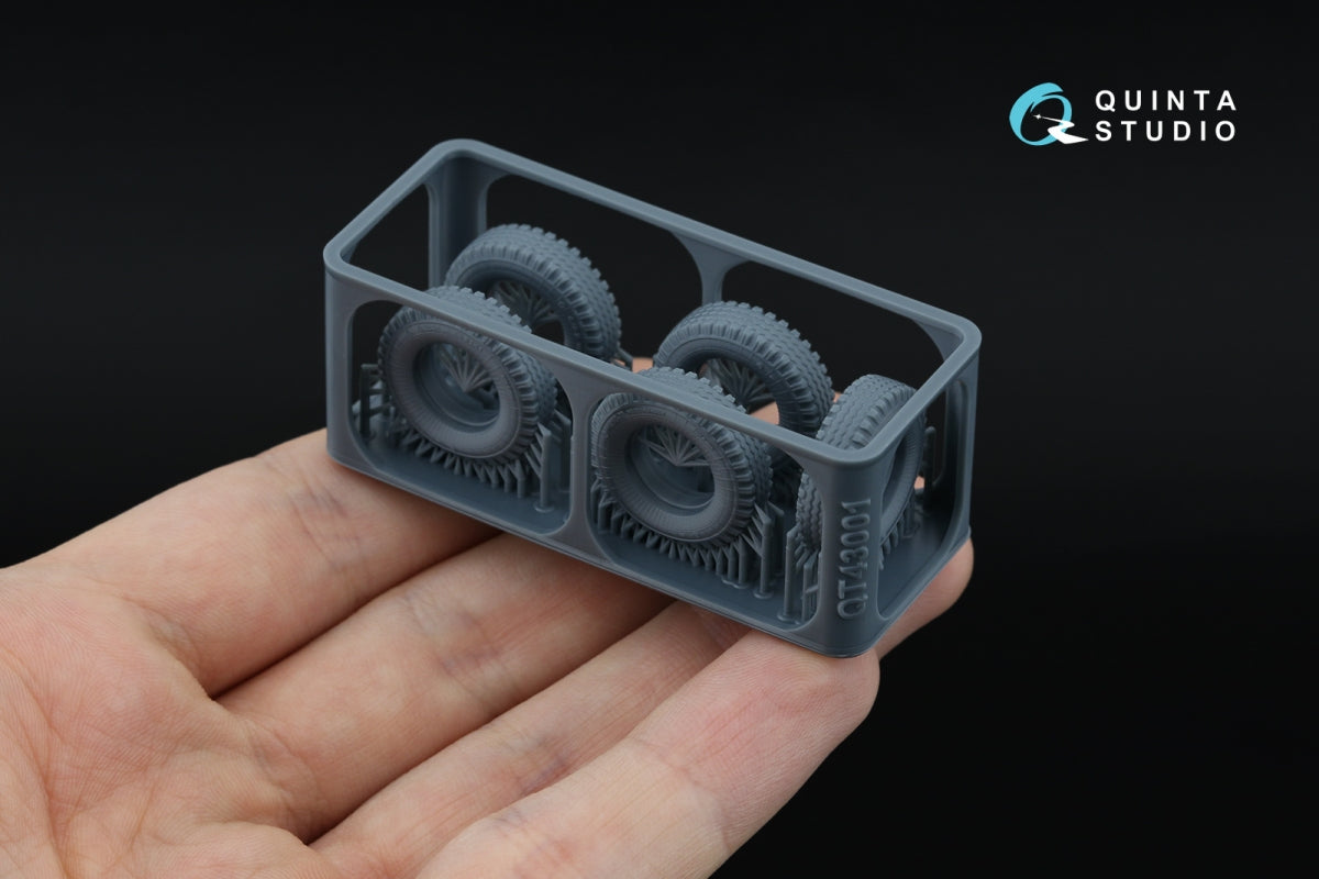 Quinta Studio QT43001 UAZ-469 Family tire set (Zvezda) 1/43 – image 10