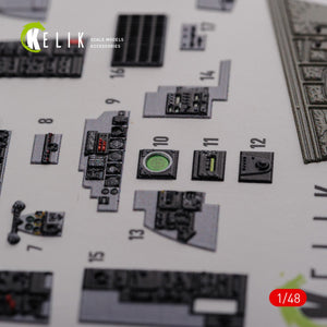 KELIK K48089 F-4J &amp;quot;Phantom II&amp;quot; interior 3D decals for Academy kit 1/48 – zdjęcie 5