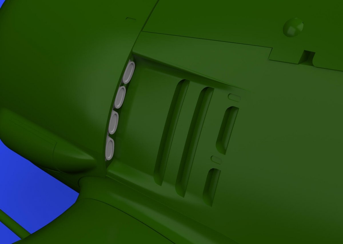 Eduard 648381 Fw 190A exhaust stacks EDUARD 1/48 – zdjęcie 4