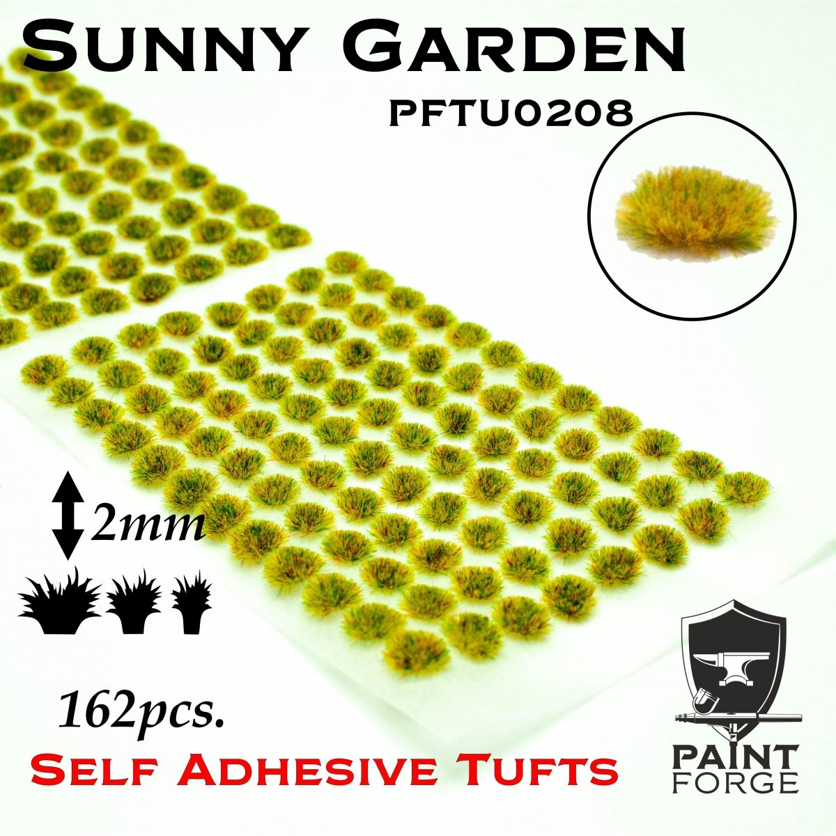 Touffes Paint Forge PFTU0208 : Jardin ensoleillé 2 mm
