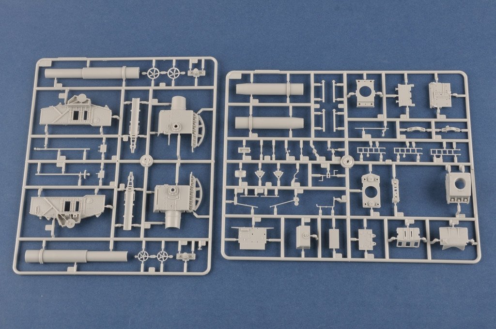 Hobby Boss 82961 German KARL-Geraet 040/041 on Railway Transport Carrier 1/72 – zdjęcie 10