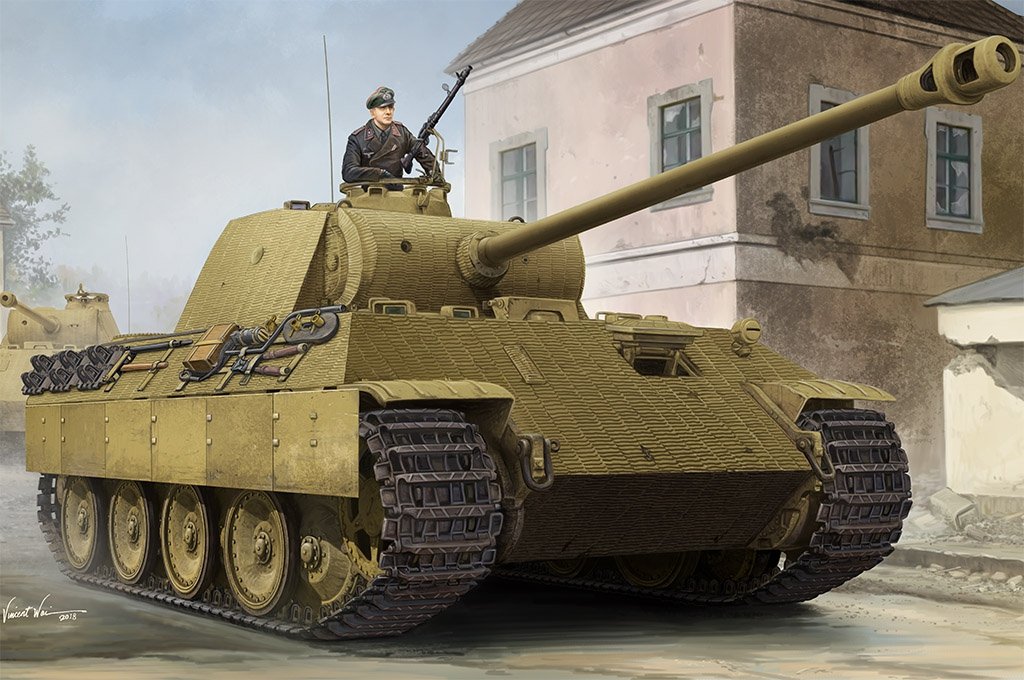 Hobby Boss 84506 Allemand Sd.Kfz.171 PzKpfw Ausf A avec Zimmerit 1/35