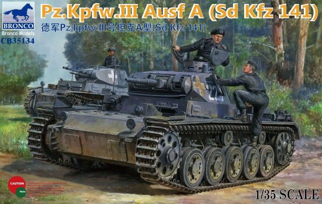 Bronco CB35134 Pz.Kpfw. III Ausf. A (SdKfz 141) 