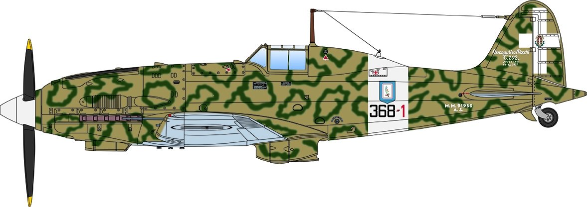 Italeri 2518 Macchi MC 202 Folgore 1/32 – image 17