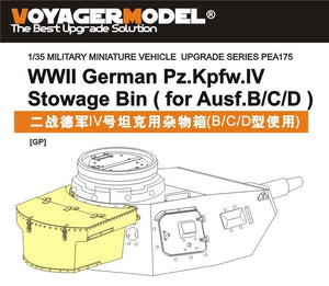 Voyager Model PEA175 WWII German Pz.Kpfw.IV Stowage Bin (for Ausf.B/C/D) 1/35 – zdjęcie 2