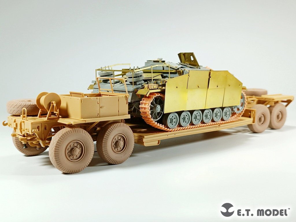 E.T. Model P35-123 WWII German Tank Transporter Sd.Ah.116 Sagged wheels For TAMIYA Kit 1/35 – zdjęcie 6