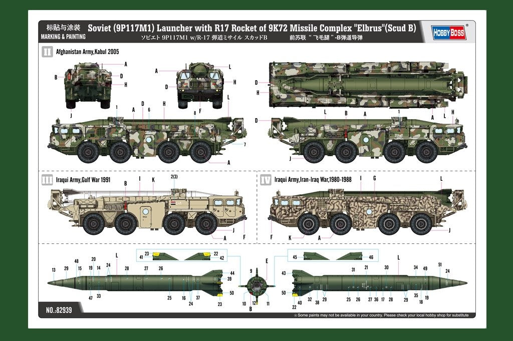 Hobby Boss 82939 Former Soviet Scud-B ballistic missile 1/72 – image 5