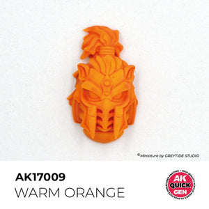 AK Interactive AK17009 WARM ORANGE – QUICK GEN COLOR 18ml