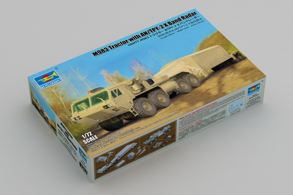 Trumpeter 07177 M983 Tractor &amp;amp; AN/TPY-2 X Band Radar 1/72 – zdjęcie 2