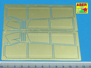 Aber 35A040 Osłony boczne do Tiger II 1/35 – zdjęcie 2