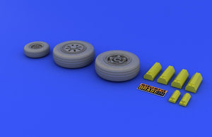 Eduard 648017 F-22A wheels 1/48 (Hasegawa) – image 3