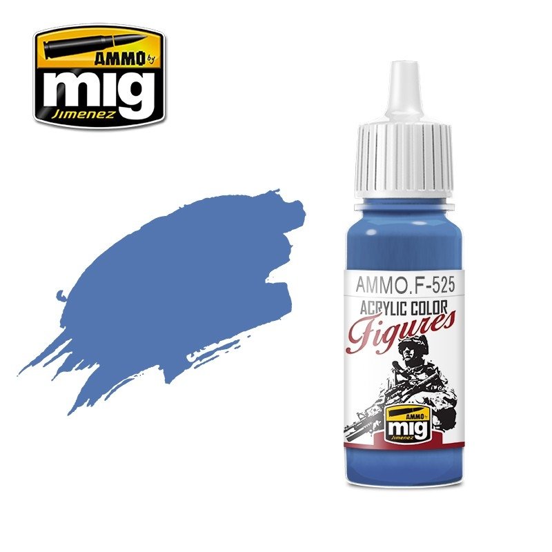 Munitions de Mig Jimenez F525 BLEU MOYEN 17ML