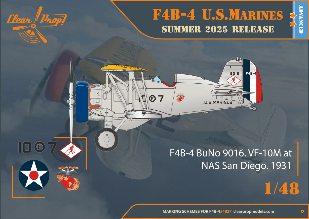 Clear Prop! CP4827 Boeing F4B-4 in US Marines Service 1/48 – zdjęcie 4