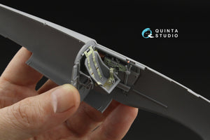 Quinta Studio QD32268 Hs 123A-1 early 3D-Printed &amp; coloured Interior on decal paper (ICM) 1/32