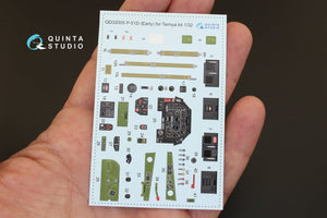 Quinta Studio QD32005 P-51D (Early) 3D-Printed &amp;amp; coloured Interior on decal paper (for Tamiya kit) 1/32 – zdjęcie 3