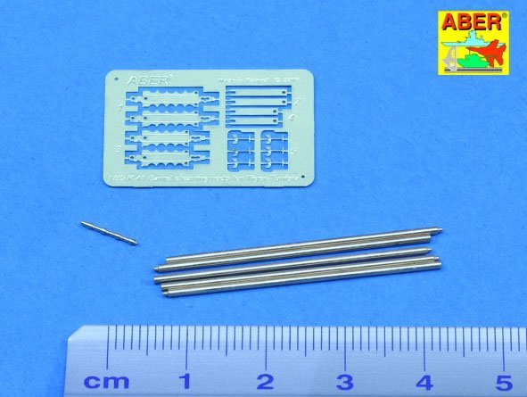 Aber R-41 Barrel cleaning rods with brackets for Tiger I Tunisia 1/35 – image 2