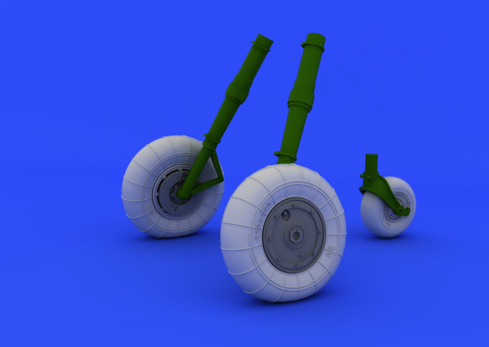 Eduard 632040 Bf 109G-10 wheels 1/32 (Revell) – image 2