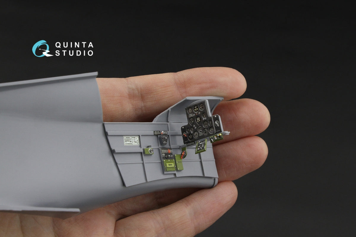 Quinta Studio QD32255 Curtiss H-75 Hawk 3D-Printed &amp;amp; coloured Interior on decal paper (Special Hobby) 1/32 – zdjęcie 3