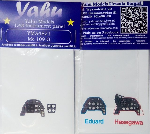 Yahu YMA4821 Me-109G (Eduard) 1/48