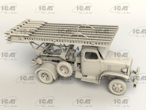 ICM 35596 BM-13-16 on G7107 chassis with Soviet crew 1/35 – image 3