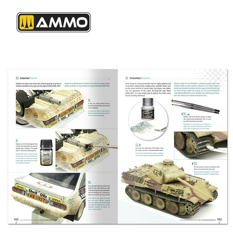 Ammo by Mig 6301 Scale Modeling for Beginners Vol. 2: Paint &amp;amp; Weathering (Bilingual) – zdjęcie 11