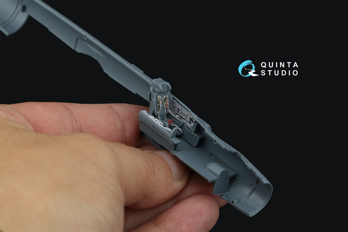 Quinta Studio QD72109 MiG-21PFM Gray panels 3D-Printed &amp;amp; colored Interior on decal paper (Eduard) 1/72 – image 9