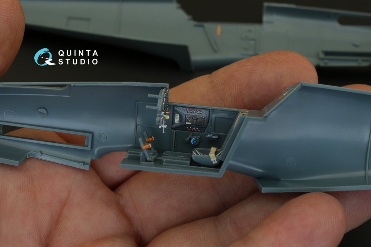 Quinta Studio QD48083 Bf 109F-2/F-4 3D-Printed &amp;amp; coloured Interior on decal paper (for Eduard kit) 1/48 – zdjęcie 11